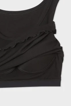 Camiseta sin mangas con sujetador integrado