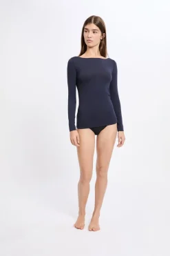 Camiseta térmica con cuello barco