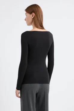 Camiseta térmica con cuello barco