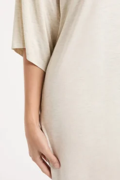 Camisón con cuello redondo