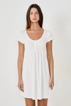 Camisón de manga corta