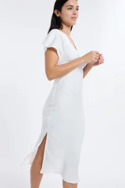 Camisón largo satinado