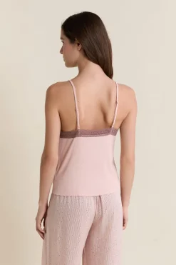 Caraco avec détails dentelle