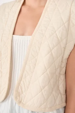 Chaleco acolchado de algodón sin mangas