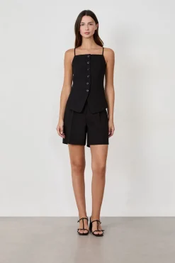 Chaleco sin mangas con botones