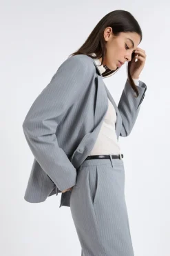 Chaqueta blazer con botones