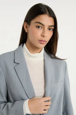 Chaqueta blazer con botones