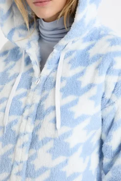 Chaqueta con estampado efecto polar