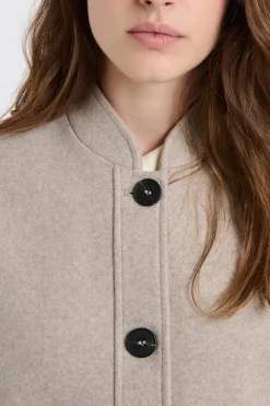 Chaqueta sin mangas con lana