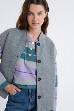 Chaqueta sin mangas con lana