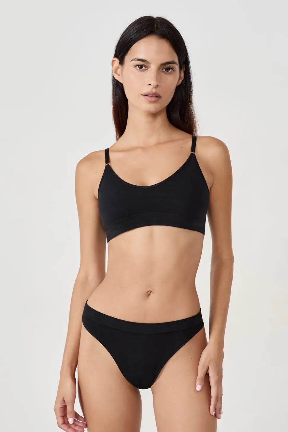 Cómodo tanga de algodón