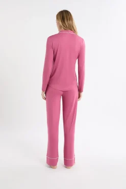 Conjunto de pijama de 2 piezas de manga larga