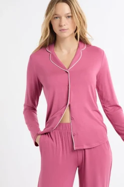 Conjunto de pijama de 2 piezas de manga larga