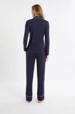 Conjunto de pijama de 2 piezas de manga larga