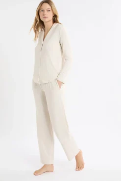 Conjunto de pijama de 2 piezas de manga larga