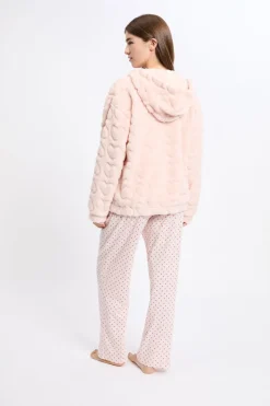 Conjunto de pijama de 3 piezas con estampado de algodón