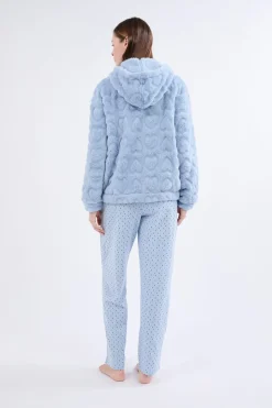 Conjunto de pijama de 3 piezas con estampado