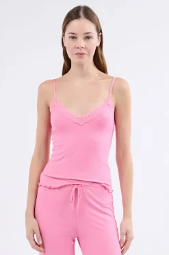 Conjunto de pijama de 2 piezas de punto fino