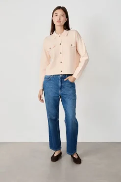 Cárdigan con botones dorados