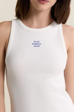 Débardeur de pyjama en coton