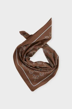 Foulard estampado de algodón