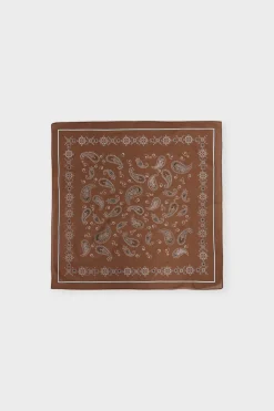 Foulard estampado de algodón