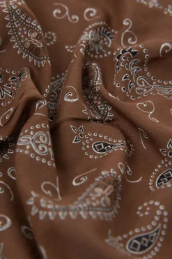 Foulard estampado de algodón