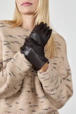 Guantes con efecto piel