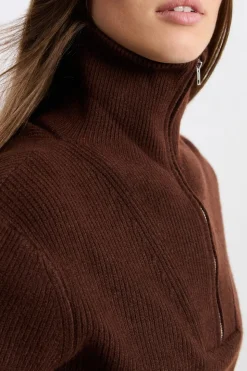 Jersey con cuello campero