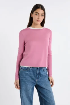 Jersey de cuello redondo de lana