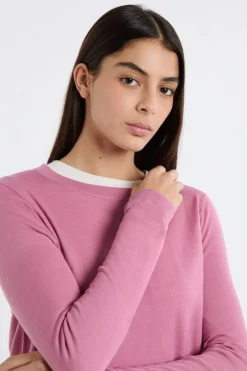 Jersey de cuello redondo de lana