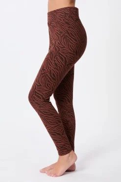 Legging à motifs en coton