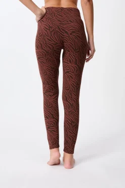 Legging à motifs en coton