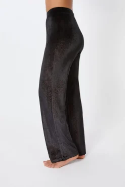 Leggings anchos tejidos brillantes