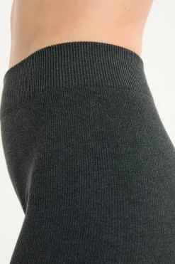 Leggings largos acanalados