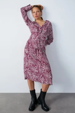 Maxivestido estampado