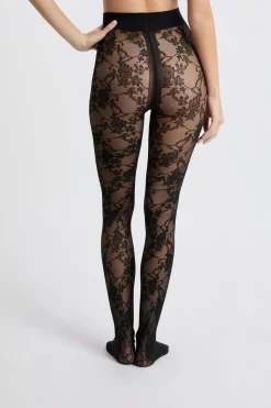 Medias semitransparentes con motivos - 30D