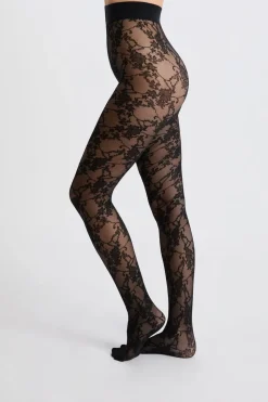 Medias semitransparentes con motivos - 30D