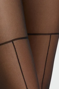 Medias transparentes con líneas - 15D