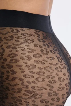 Medias transparentes con motivos - 30D