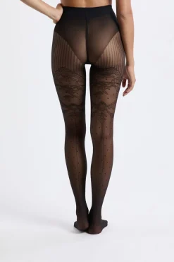 Medias transparentes con encaje - 15D