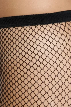 Medias transparentes de fantasía - rejilla