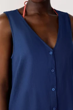 Mono corto de playa de lino