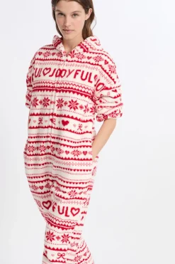 Mono estampado con capucha