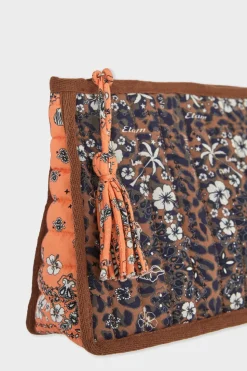 Neceser estampado de algodón