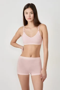 Pantalón corto boyleg de algodón