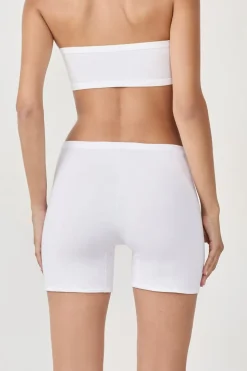 Pantalón corto de ciclismo de algodón orgánico elástico