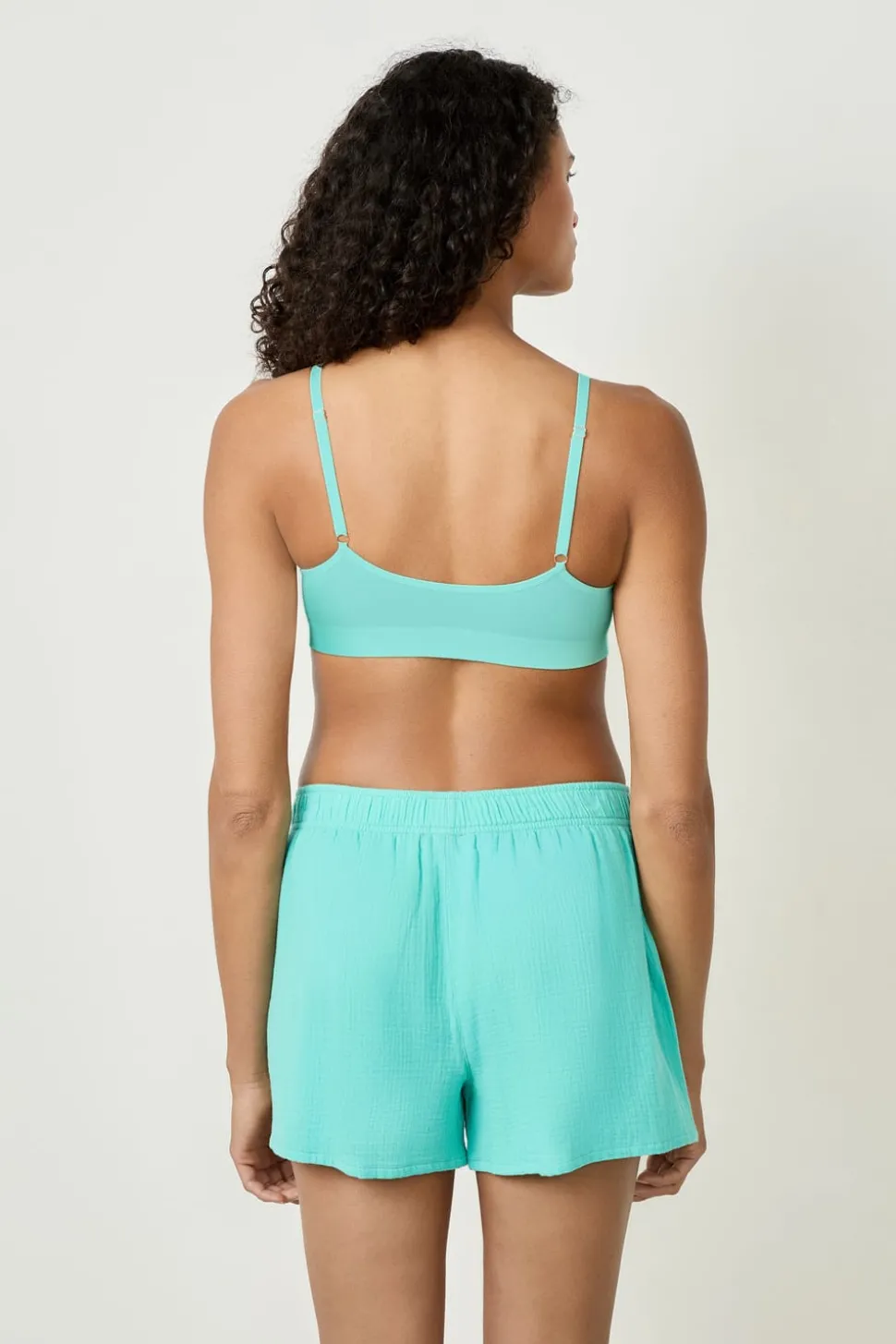 Pantalón corto de pijama de algodón