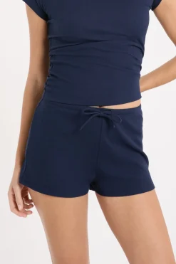 Pantalón corto de pijama de algodón