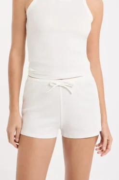 Pantalón corto de pijama de algodón